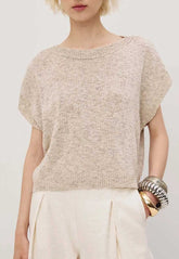 BLUSA BOXY FLAME TRICOT 105128B CACAY